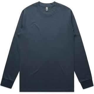 AS Colour 5071 Classic L/S Tee - Front View | color:Petrol Blue|view:front