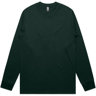 AS Colour 5071 Classic L/S Tee - Front View | color:Pine Green|view:front