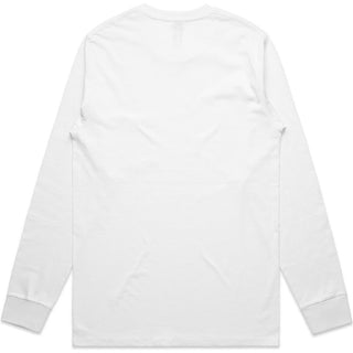 AS Colour 5071 Classic L/S Tee - Back View | color:White|view:back