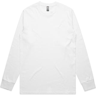 AS Colour 5071 Classic L/S Tee - Front View | color:White|view:front