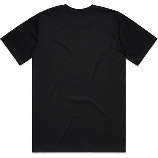 AS Colour  Classic Minus Tee [-5cm] 5079 (Black) - Back View | color:|view:back