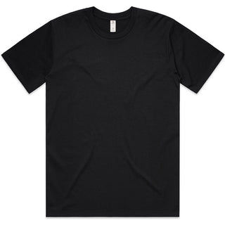 AS Colour  Classic Minus Tee [-5cm] 5079 (Black) - Front View | color:|view:front