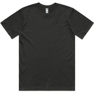 AS Colour  Classic Minus Tee [-5cm] 5079 (Coal) - Front View | color:|view:front