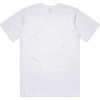 AS Colour  Classic Minus Tee [-5cm] 5079 (White) - Back View | color:|view:back