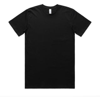AS Colour 5026G Classic Organic Tee - Front View | color:Black|view:front