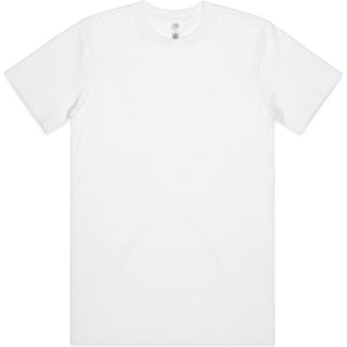 AS Colour 5026G Classic Organic Tee - Front View | color:White|view:front