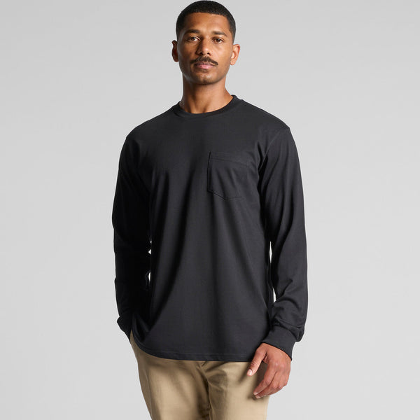 AS Colour Classic Pocket L/S Tee | 5072 (Black)