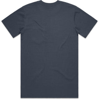 AS Colour 5027 Classic Pocket Tee - Back View | color:Petrol Blue|view:back