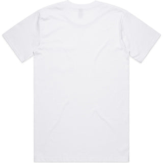 AS Colour 5027 Classic Pocket Tee - Back View | color:White|view:back