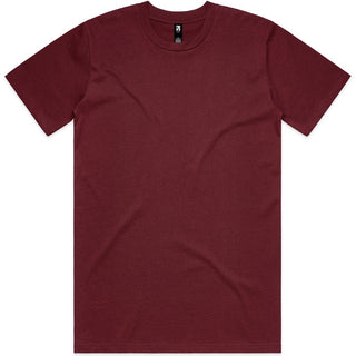 AS Colour 5026 Classic Tee - Front View | color:Burgundy|view:front