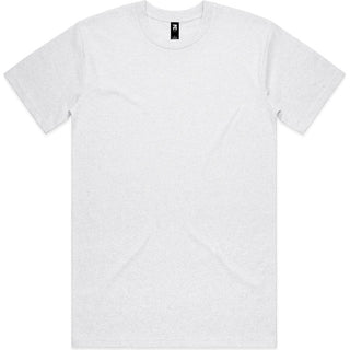 AS Colour 5026 Classic Tee - Front View | color:White Marle|view:front