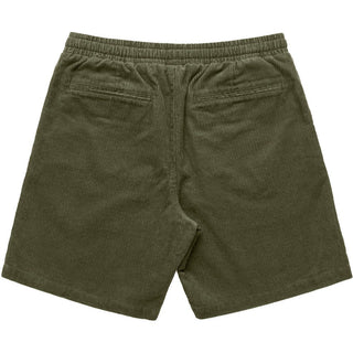 AS Colour 5941 Cord Shorts 18" - Back View | color:Army|view:back