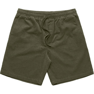 AS Colour 5941 Cord Shorts 18" - Front View | color:Army|view:front