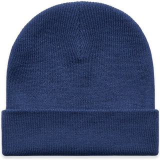AS Colour 1107 Cuff Beanie - Front View | color:Cobalt|view:front