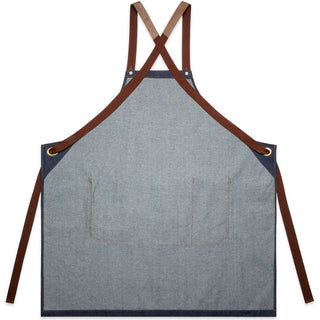 AS Colour 1084 Denim Apron - Back View | color:Indigo|view:back