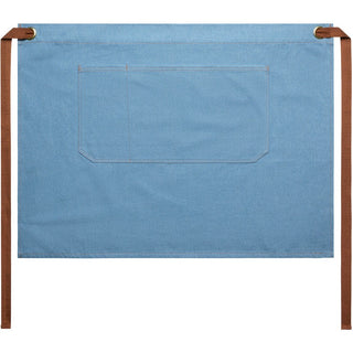 AS Colour 1085 Denim Half Apron - Front View | color:Denim|view:front