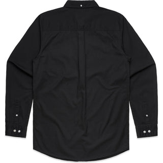 AS Colour 5414 Denim Wash Shirt - Back View | color:Black|view:back