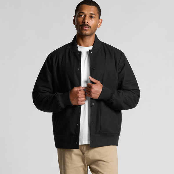 AS Colour Felt Bomber Jacket | 5512 (Black)