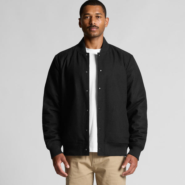 AS Colour Felt Bomber Jacket | 5512 (Black)