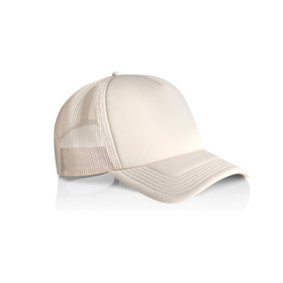 AS Colour 1161 Frame Foam Trucker Cap - Side view | color:Bone|view:side