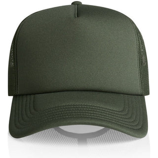 AS Colour 1161 Frame Foam Trucker Cap - Front View | color:Cypress|view:front