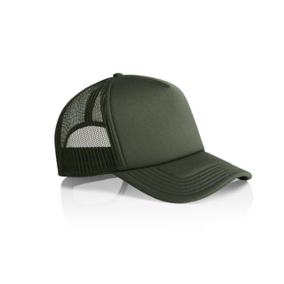 AS Colour 1161 Frame Foam Trucker Cap - Side view | color:Cypress|view:side