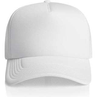 AS Colour 1161 Frame Foam Trucker Cap - Front View | color:White|view:front