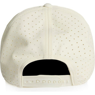 AS Colour 1166 Frame Perforated Cap - Back View | color:Ecru|view:back