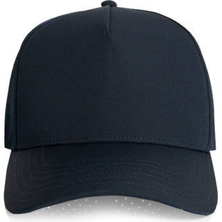 AS Colour 1166 Frame Perforated Cap - Front View | color:Navy|view:front