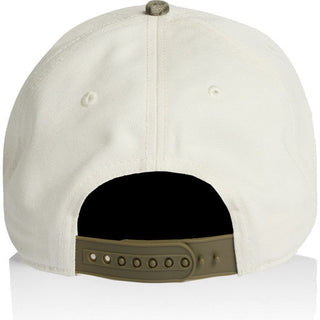 AS Colour 1165C Frame Two-Tone Camo Cap - Back View | color:Natural/Tree Camo|view:back