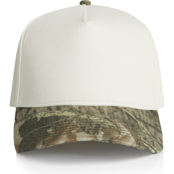 AS Colour Frame Two-Tone Camo Cap | 1165C (Natural/Tree Camo)