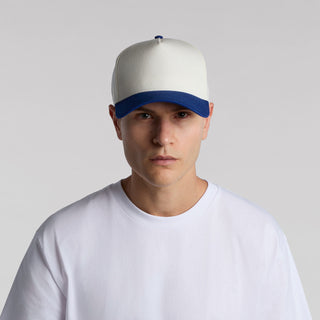 AS Colour Frame Two-Tone Cap | 1165 (Natural/Walnut)