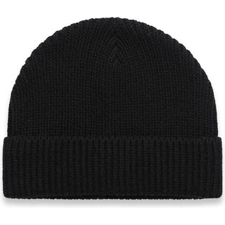 AS Colour 1125 Gauge Beanie - Front View | color:Black|view:front