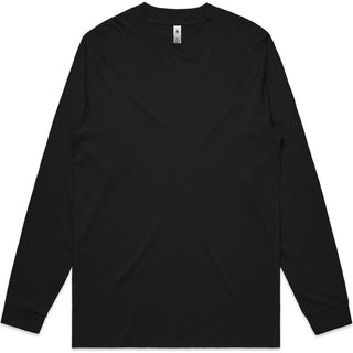 AS Colour 5056 General L/S Tee - Front View | color:Black|view:front