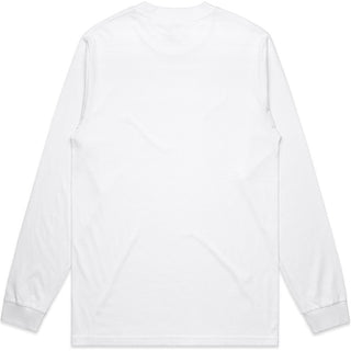 AS Colour 5056 General L/S Tee - Back View | color:White|view:back