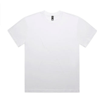 AS Colour  Heavy Faded Minus Tee [-5cm] 5086 (Faded White) - Front View | color:|view:front