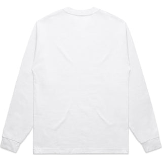 AS Colour 5081 Heavy L/S Tee - Back View | color:White|view:back