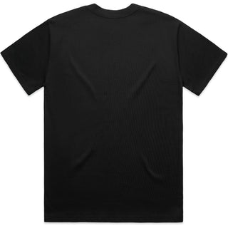 AS Colour 5080 Heavy Tee - Back View | color:Black|view:back