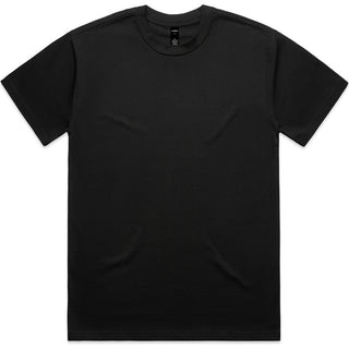 AS Colour 5080 Heavy Tee - Front View | color:Black|view:front