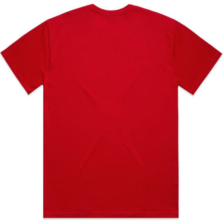 AS Colour 5080 Heavy Tee - Back View | color:Red|view:back
