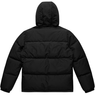 AS Colour 5590 Hooded Puffer Jacket - Back View | color:Black|view:back