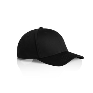 AS Colour 1143 Icon Flex Cap - Side view | color:Black|view:side