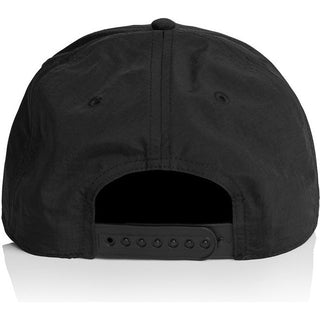 AS Colour 1142 Icon Nylon Cap - Back View | color:Black|view:back