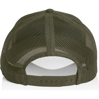 AS Colour 1141 Icon Trucker Cap - Back View | color:Army|view:back