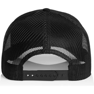 AS Colour 1141 Icon Trucker Cap - Back View | color:Black|view:back