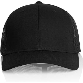 AS Colour 1141 Icon Trucker Cap - Front View | color:Black|view:front