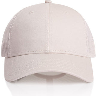 AS Colour 1141 Icon Trucker Cap - Front View | color:Bone|view:front