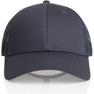 AS Colour 1141 Icon Trucker Cap - Front View | color:Petrol Blue|view:front