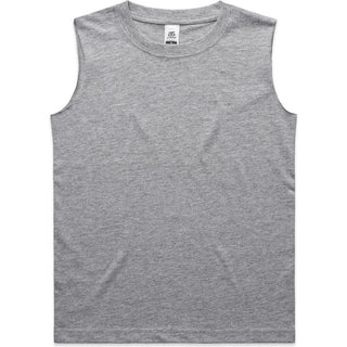 AS Colour 3009 Kids Barnard Tank - Front View | color:Grey Marle|view:front