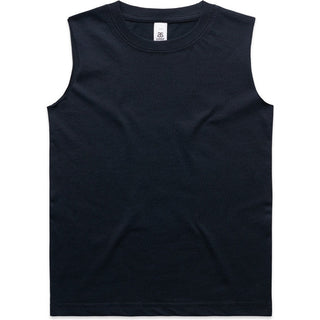 AS Colour 3009 Kids Barnard Tank - Front View | color:Navy|view:front